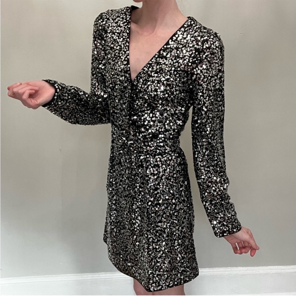 & Other Stories Black Long Sleeve Dress XS/0 NWT